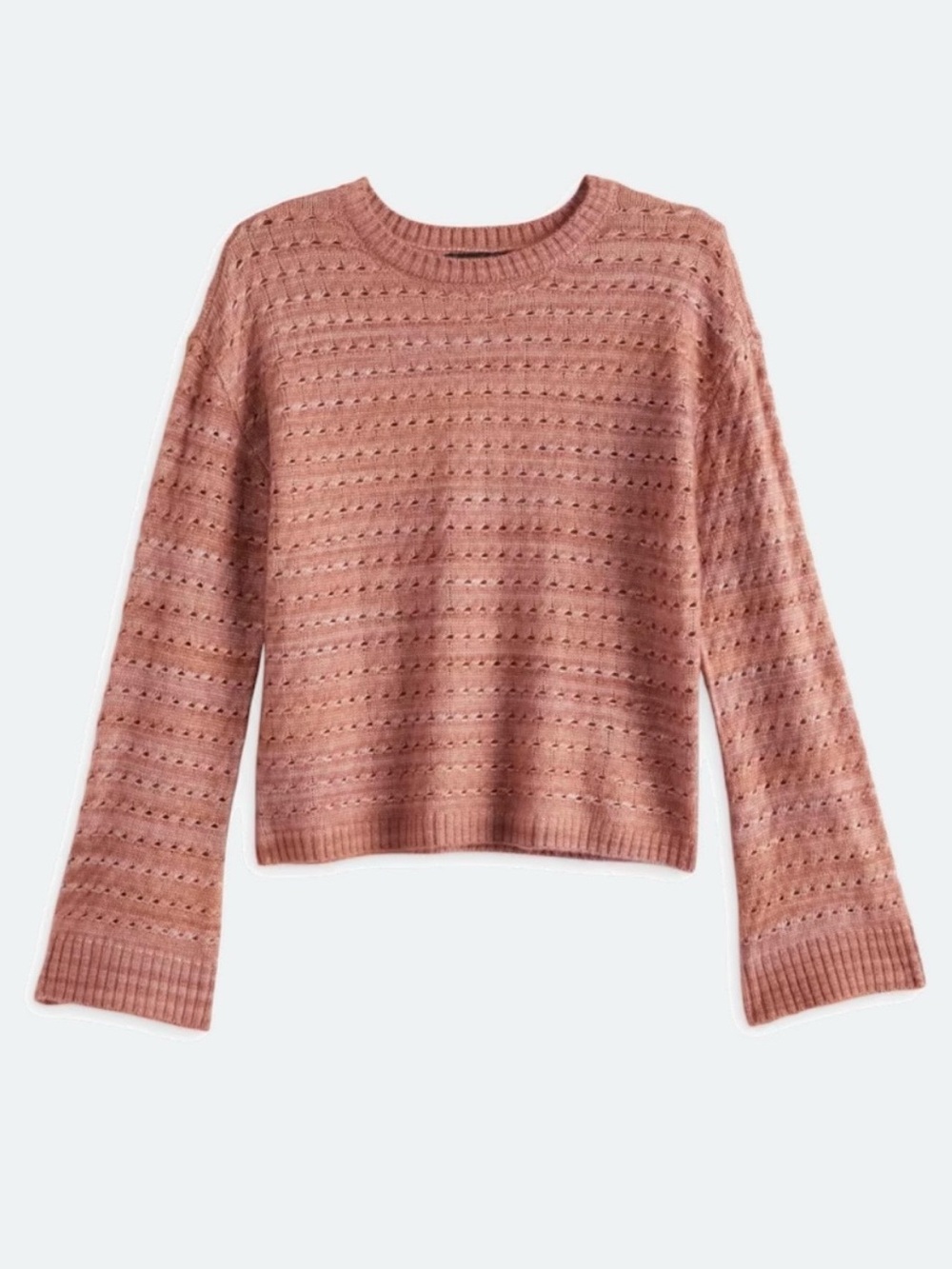 NWT Women’s L Boho Flare Knit Sweater | Love Ellie Natti